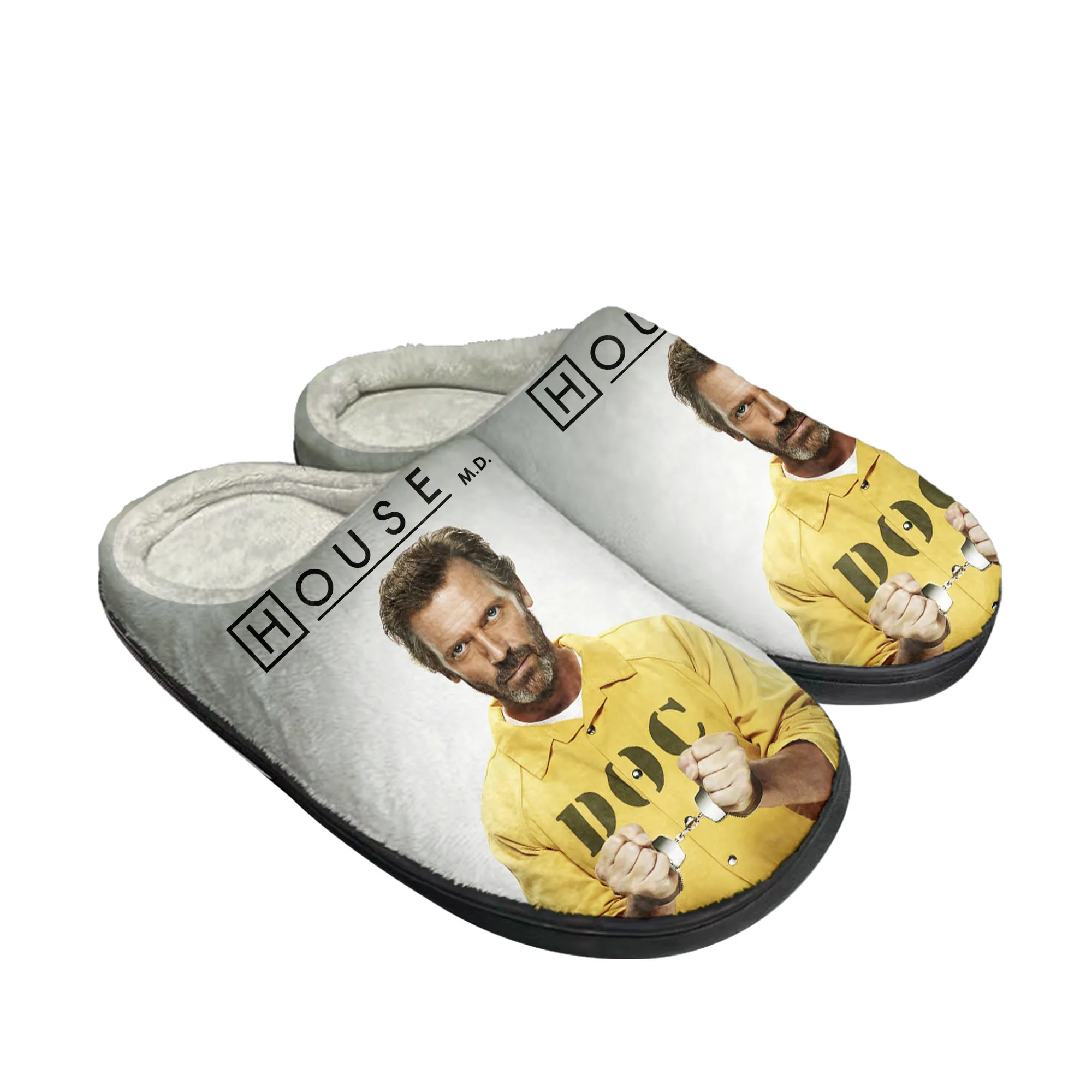 Men Shoes For Winter - House M.D. Home Cotton Slippers Mens