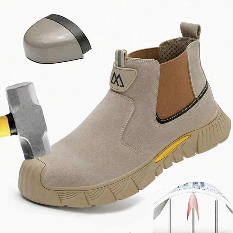 Men Shoes Office - Wear Resistant Durable Steel Toe Work