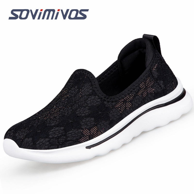 High Quality Women Flat Shoes  - đánh giá và giá Mesh Trainer Breathable