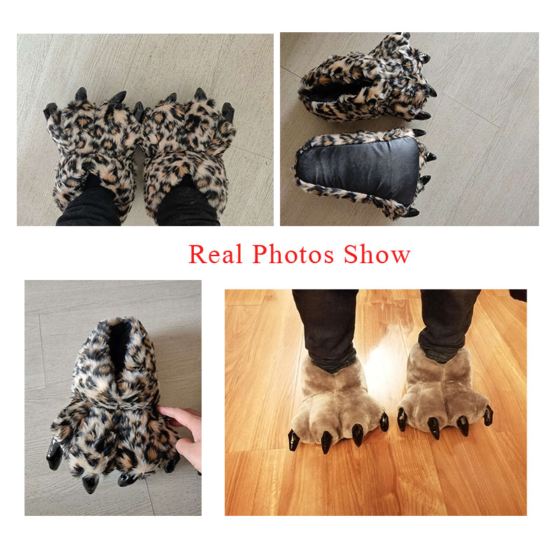 Size 35-43 Đen Động Vật Paw Ch - đánh giá và giá Men Shoes For Winter