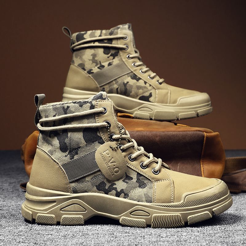 High-Top Boots for Men Autumn  - đánh giá và giá Men Shoes Office