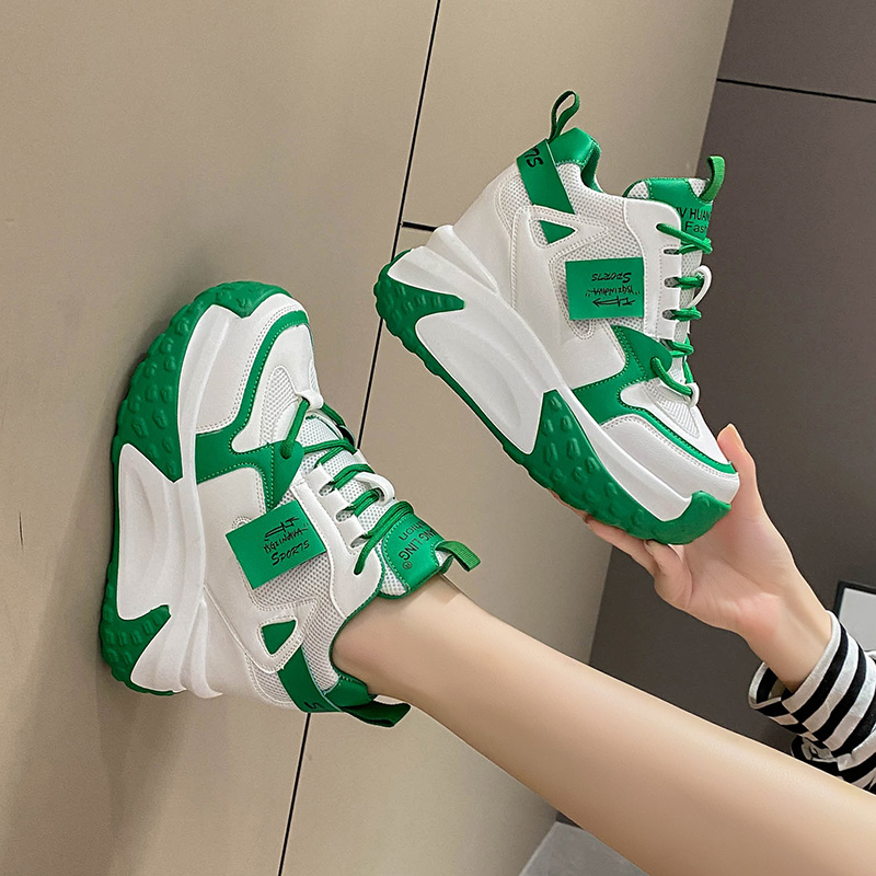 9.5CM Women High Platform Snea - đánh giá và giá Mesh Trainer Breathable