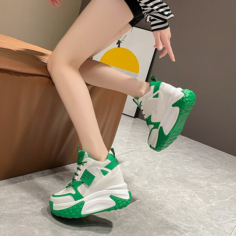 9.5CM Women High Platform Snea - đánh giá và giá Mesh Trainer Breathable
