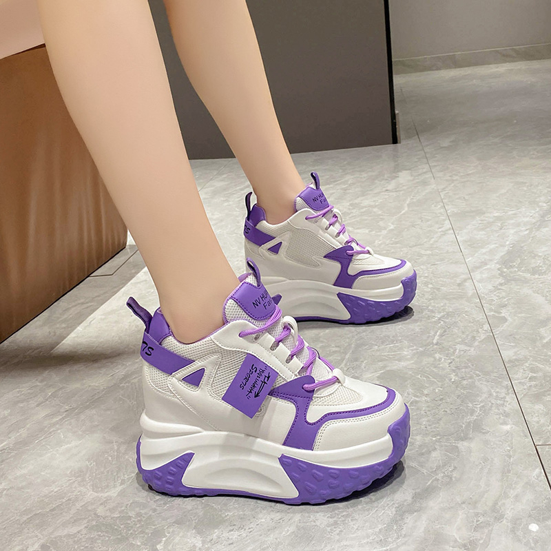 9.5CM Women High Platform Snea - đánh giá và giá Mesh Trainer Breathable