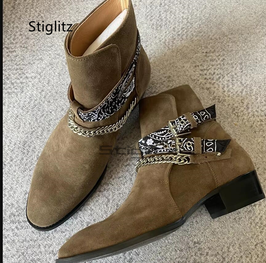 Faux Suede Men's Chelsea Chain - đánh giá và giá Men Shoes Size 11