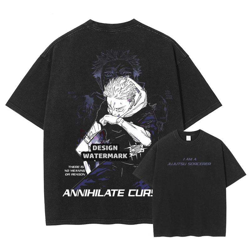 Anime JJK Gojo Saturo T Shirts - đánh giá và giá Men Shoes Xxl