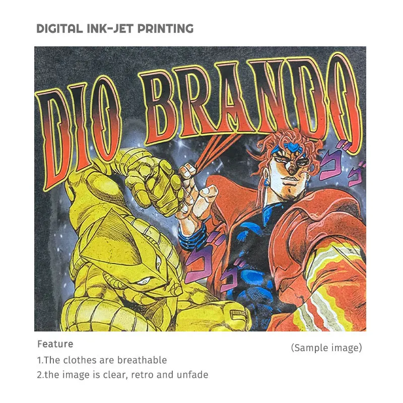 Bandai Anime JoJos T Shirt Vin - đánh giá và giá Men Shoes Xxl