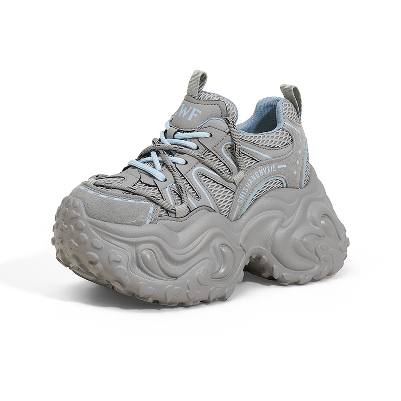 New High Platform Sneakers Wom - đánh giá và giá Mesh Trainer Breathable