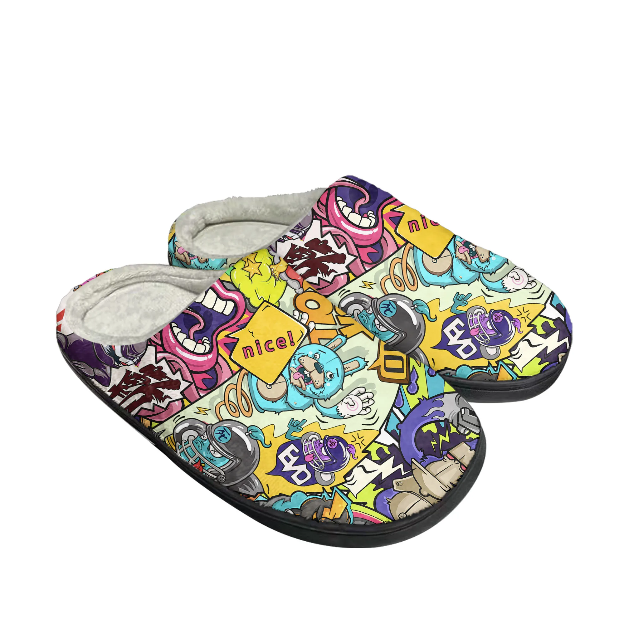 Street Art Graffiti Home Cotto - đánh giá và giá Men Shoes For Winter