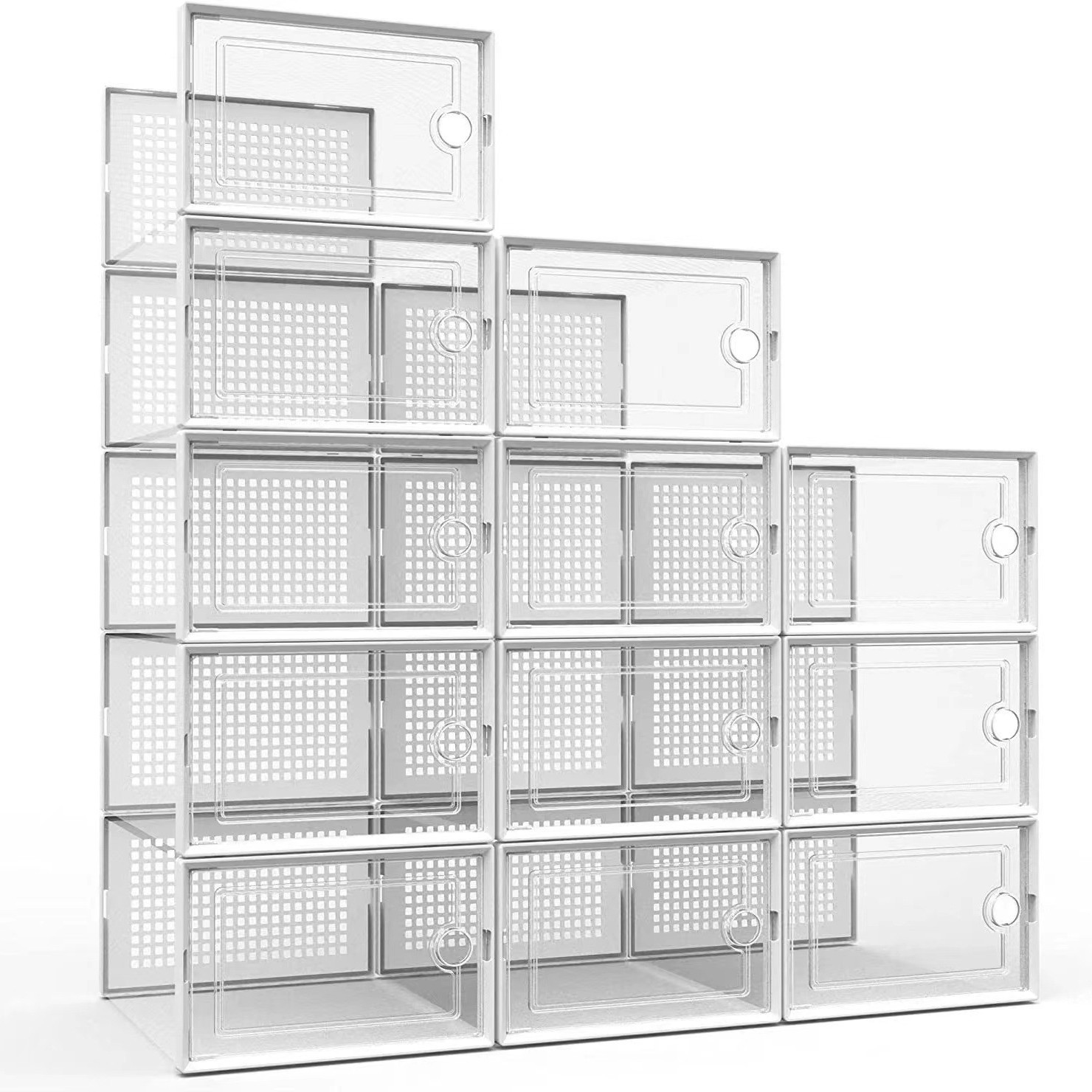 Thickened Plastic Transparent  - đánh giá và giá Men Shoes Rack