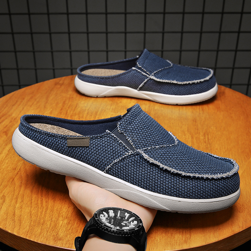 Canvas Slip on Half Shoes for  - đánh giá và giá Men Shoes Xxl