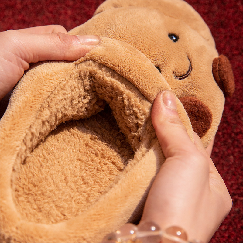 Cute Cartoon Fluffy Slippers F - đánh giá và giá Men Shoes For Winter